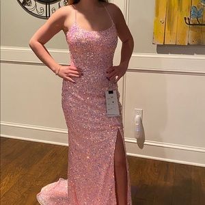 Primavera 3290 Baby Pink Size 2 Prom Dress